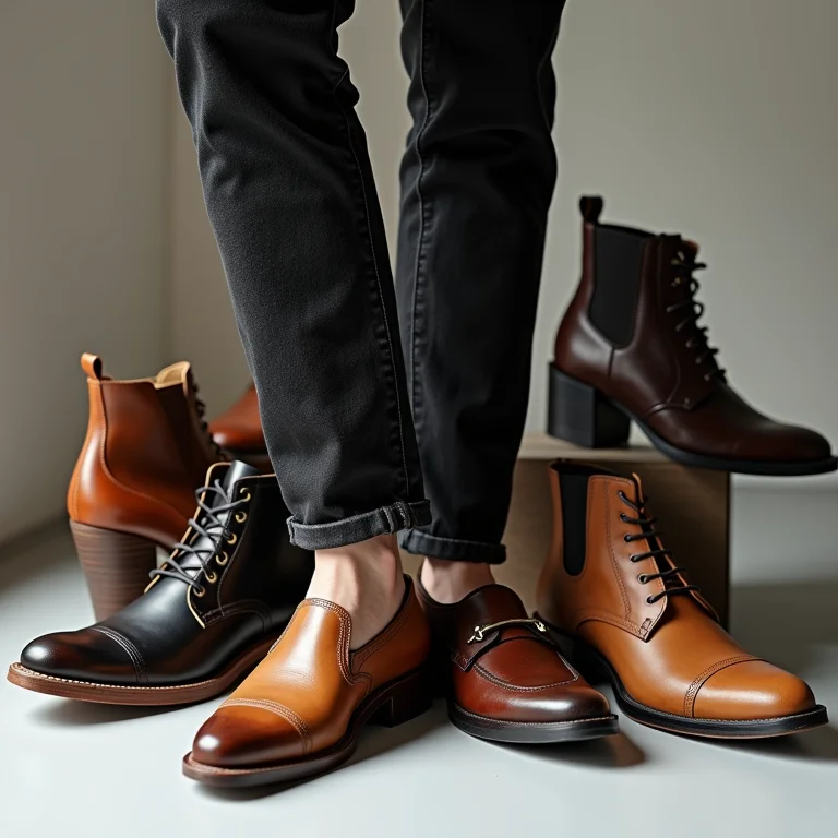 Sapatos estilosos para combinar com calça jeans preta.