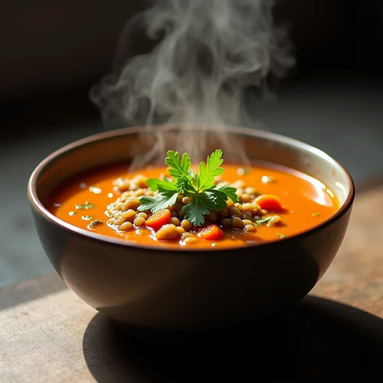Sopa de legumes com lentilha