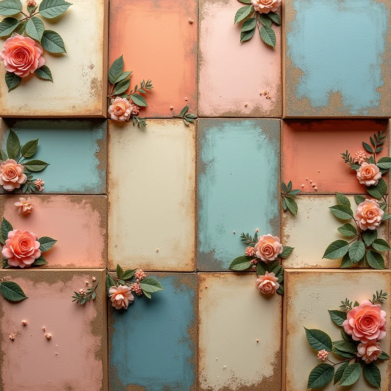 Técnicas de scrapbooking em uma caixa explosiva