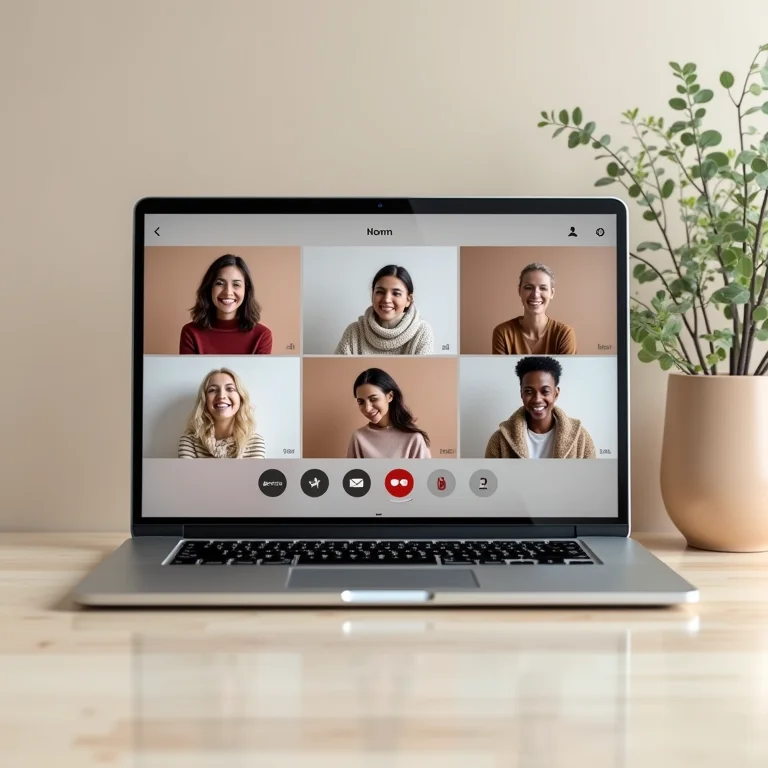 Tela de laptop mostrando grupo de troca de artesanato online