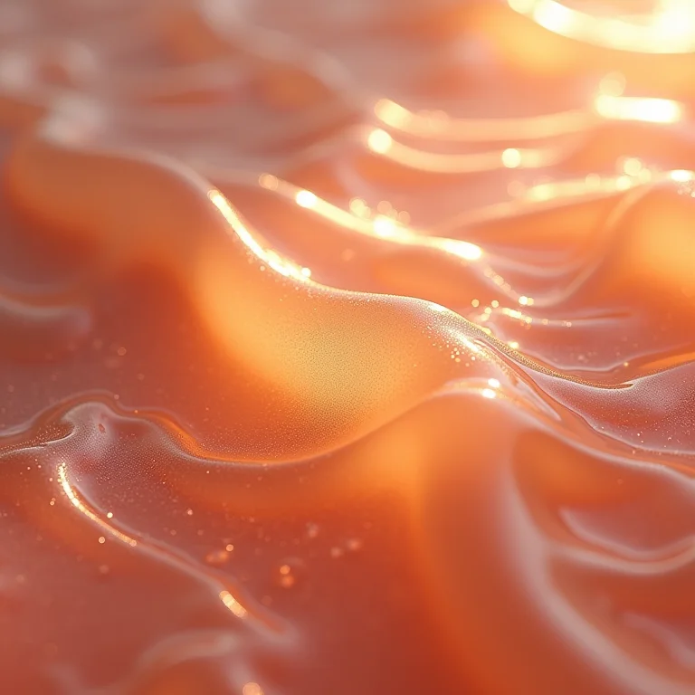 Textura de um gel redutor.