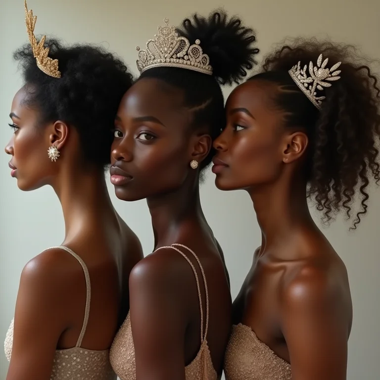 Tiaras para diferentes tipos de cabelo