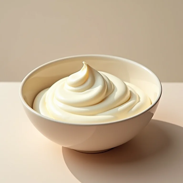 Tigela com esfoliante caseiro de aveia e iogurte