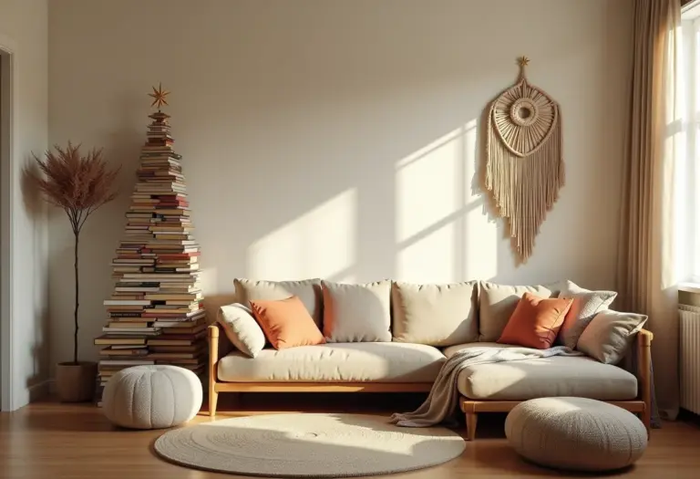 Três ideias criativas e fáceis para árvores de Natal alternativas