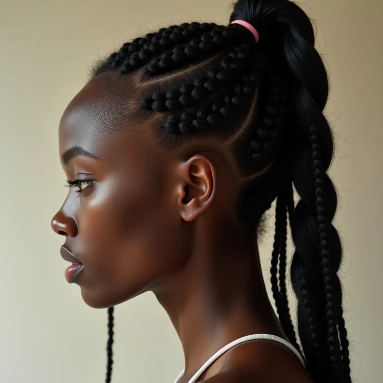 Truque para esconder o elástico do rabo de cavalo