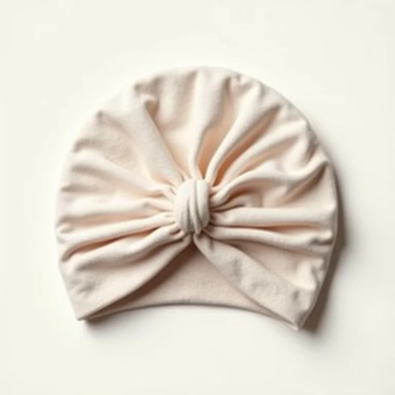 Turbante de algodão macio