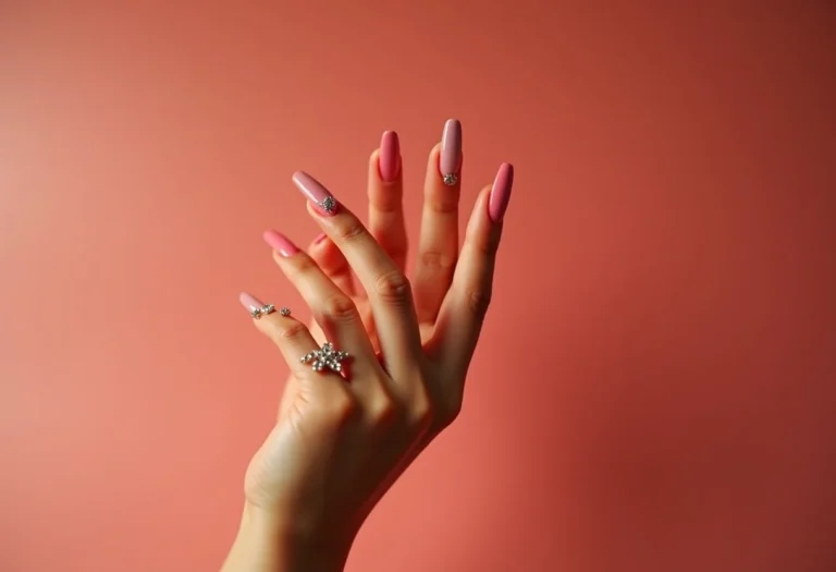 Unhas rosas decoradas: 5 ideias para copiar