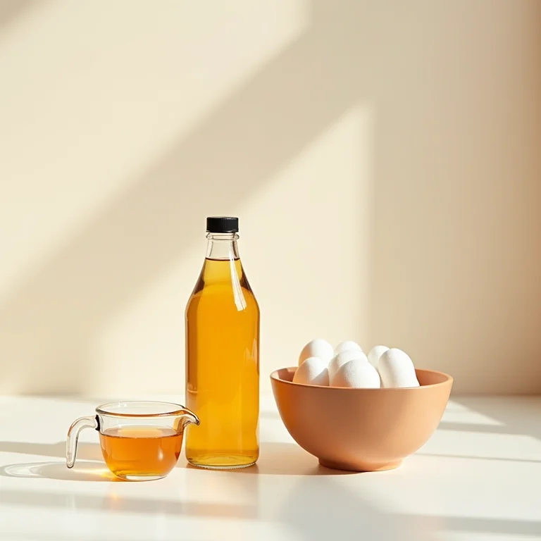 Vinagre de maçã para o tratamento capilar após a piscina.