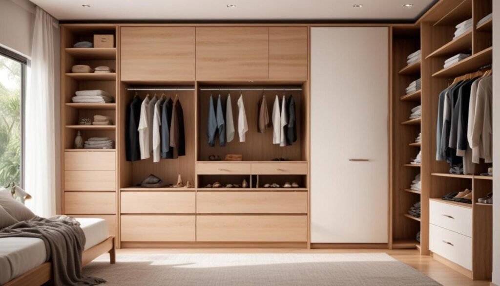 Armário planejado: como maximizar espaço e estilo no seu quarto