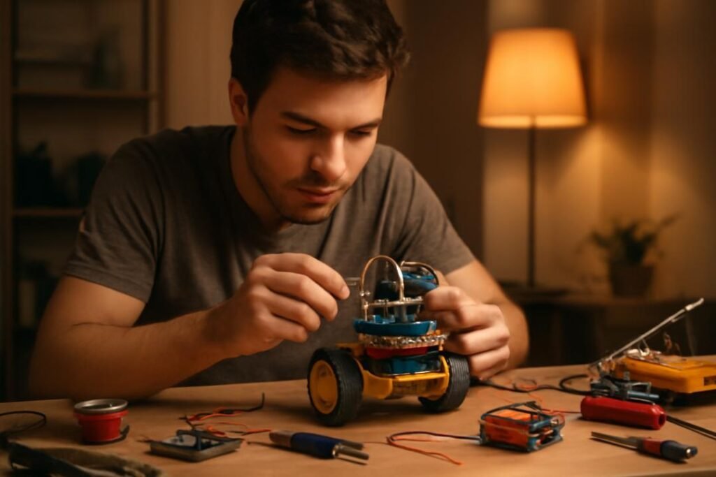 Robótica simples: crie robôs fáceis em casa para iniciantes